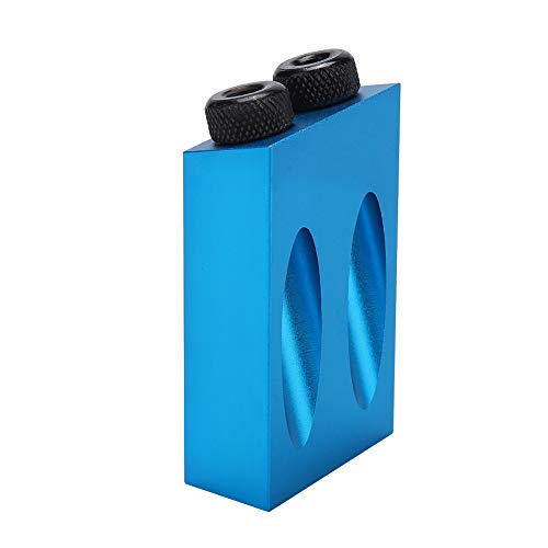 14pcs 15 ° Aluminiumlegierung Taschenlochbohrsatz Holzbearbeitung Schrägbohrführung Set Positionierer Ortungswerkzeug von Fafeicy