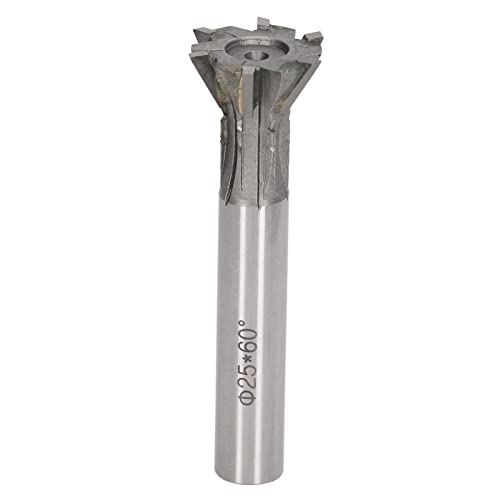 Fafeicy 25 mm Durchmesser Schwalbenschwanz-Fräser, 6 Rillen, 60 Grad, Hartmetall-Schaftfräser für allgemeine Eisen- und Nichteisenmetalle und andere Materialien Fafeicy 25 mm Durchmesser Schwalbenschwanz-Fräser, 6 Rillen, 60 Grad, Hartmetall-Schaftfräser für allgemeine Eisen- und Nichteisenmetalle und andere Materialien von Fafeicy