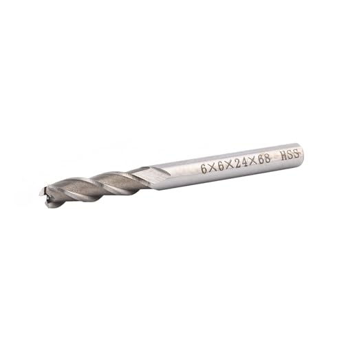 3 Flöte HSS Hohe Leistung 6mm Endmühlenschneider für Metallgraven, Schneiden, Abkammern - Geeignet für CNC -Maschinenbetreiber von Fafeicy