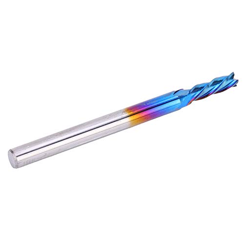 4 Flötenendmühle, Wolframstahl Nanoblau -Beschichtung CNC Gerade Griff -Frässerie, Geeignet für Verarbeitungsflugzeuge, Stufen, Rillen, Oberflächen und Abschneiden von 4 Flötenendmühle, Wolframstahl Nanoblau -Beschichtung CNC Gerade Griff -Frässerie, Geeignet für Verarbeitungsflugzeuge, Stufen, Rillen, Oberflächen und Abschneiden von von Fafeicy