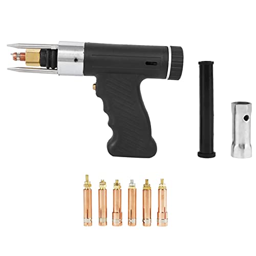 Bolzenschweißpistole, Kondensatorentladungs-Bolzenschweißpistole mit 6-teiligem M3- Bis M10-Spannzangenschweißbrennersatz von Fafeicy