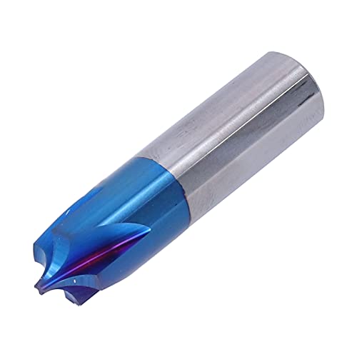 CNC -Router -Bits, Upcut Spiral Router Bits, CNC , Wolframstahl Zum Schnitzen Feines Schneiden (R5*D12*50L) von Fafeicy