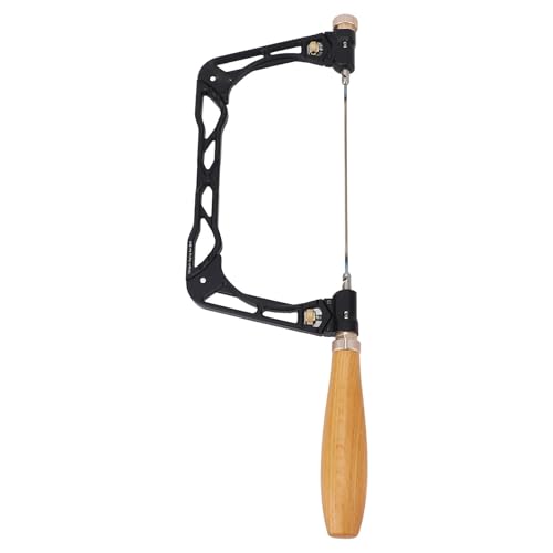 Coping Saw Kit Holzbearbeitung Aluminium U -Form Gebogener Sägen -Holzgriff für Keramikholz PVC von Fafeicy