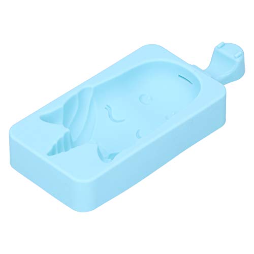 DIY Silicon -Eis, Eiscreme, Eismaschine Creme, Eismaschine 3D -Eis Am Stiel Maker Form mit Holzstangen, Halloween Schädel Eisbar Steckdosen Buntstifte Crayy Crayons (Himmelblau) von Fafeicy