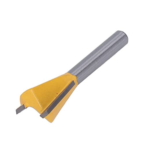 Fafeicy 1/4 Zoll Schwalbenschwanz -Router -Bit, Wolframstahl PTFE Beschichtete Holzfrühereschneider für Holzbearbeitung und Schrankherstellung (1/4*7/8) von Fafeicy