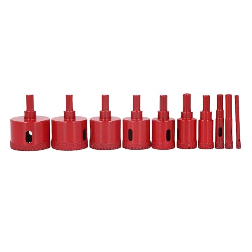 Fafeicy 10pcs Professionelle Diamantfliesen -Bohrer -Bits, die Effizient Marmor und Granit für Enthusiasten Einstellen von Fafeicy