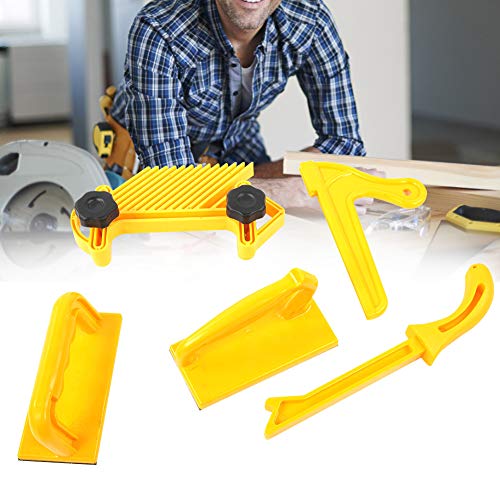 Fafeicy 5-teiliger Sicherheits Push Block Stick, Kunststoff Federbrettset, Tischwerkzeuge, für die Holzbearbeitung, mit Gummiböden Fafeicy 5-teiliger Sicherheits Push Block Stick, Kunststoff Federbrettset, Tischwerkzeuge, für die Holzbearbeitung, mit Gummiböden von Fafeicy
