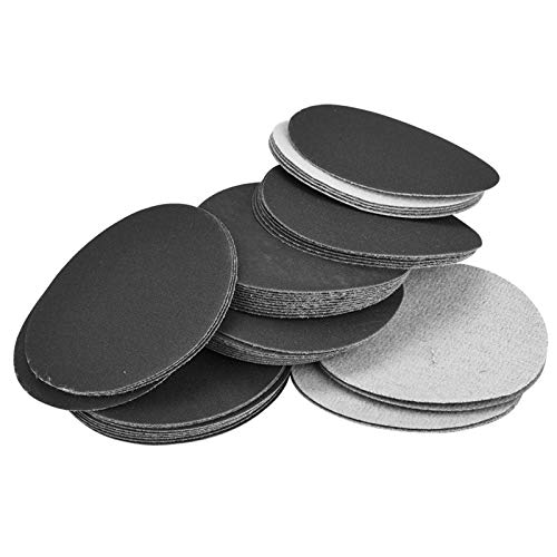 Fafeicy 50pcs Hakenschleife 75 -mm -Schleiferscheibenscheibenscheiben -Polierpapierpolster Schleifschleifpapier für Verschiedene Anwendungen (3 in 400#) von Fafeicy
