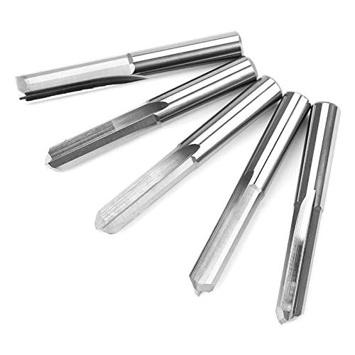 Fafeicy 5pcs 6x22mm Holzbearbeitung Router -Bits, CNC -Fräser -Schneider Doppelflöte Gerade Slot Edelstahl Hochgenauigkeitsklinge mit Plastikbox für Sperrholz -Hartholz Schneiden Fafeicy 5pcs 6x22mm Holzbearbeitung Router -Bits, CNC -Fräser -Schneider Doppelflöte Gerade Slot Edelstahl Hochgenauigkeitsklinge mit Plastikbox für Sperrholz -Hartholz Schneiden von Fafeicy