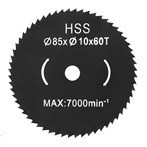 Fafeicy 85 * 10 Mm 60 Zähne Mini Circular Saw Saw Schneidscheibe für die Heimarbeitshop von Fafeicy