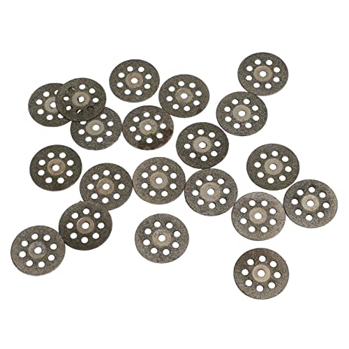 Fafeicy Abriebfestigkeit Diamant Schleifsägen Klinge Rostere Diamantklinge für die Dekoration zu Hause und den Außengebrauch 20 Pack (8 Löcher) von Fafeicy