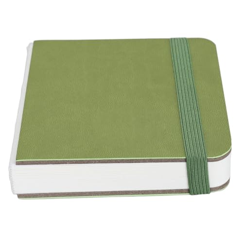 Fafeicy Aquarell Sketchbook, Malenpapier 10 X 10 Cm Vielseitiges Feinkorn 30 Blatt für die Schule (GREEN) von Fafeicy