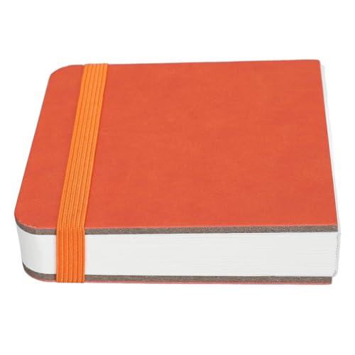 Fafeicy Aquarell Sketchbook, Malenpapier 10 X 10 Cm Vielseitiges Feinkorn 30 Blatt für die Schule (ORANGE) von Fafeicy