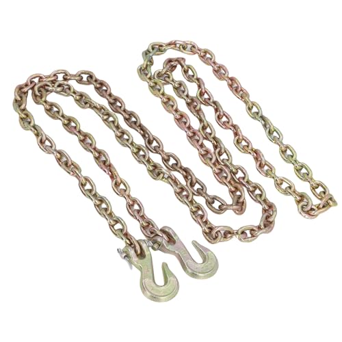 Fafeicy Bindemittelkette, Lange Stahlkette mit Grappling -Haken 3meter, mit Hakendesign, Grad 70 Heavy Duty G70 -Abschleppkette für Fabriken, von Fafeicy