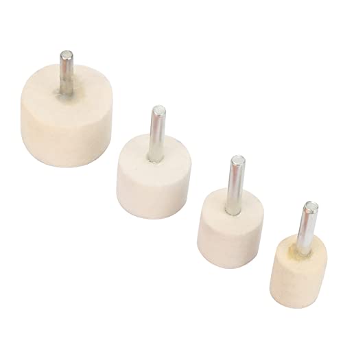 Fafeicy Ceriumoxidpulver 5 -Set 4pcs Wolle Filzpolierpolierpolier Elektrische Schmuckholz Schnitzen von Fafeicy