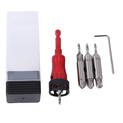 Fafeicy Countersink -Bohrer -Bit mit Schraubenschlüssel für Holzbearbeitungsprojekte Aluminiumlegierungskonstruktion Hochgeschwindiger Stahl Countersink Bits 2,8 Mm Bis 3,5 Mm Fafeicy Countersink -Bohrer -Bit mit Schraubenschlüssel für Holzbearbeitungsprojekte Aluminiumlegierungskonstruktion Hochgeschwindiger Stahl Countersink Bits 2,8 Mm Bis 3,5 Mm von Fafeicy