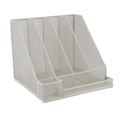 Fafeicy Desktop -Datei Organizer Effizienter Metallgitter -Dokumenthalter für Büroschreibtisch, Eisenverzielungsordner Organizer für das Studium, Weiß Fafeicy Desktop -Datei Organizer Effizienter Metallgitter -Dokumenthalter für Büroschreibtisch, Eisenverzielungsordner Organizer für das Studium, Weiß von Fafeicy