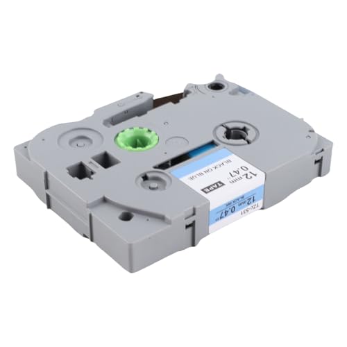 Fafeicy Etikettenklebeband, Klebeband, Intelligente Erfassungs-Anti-Drop-Starkkleber für Bruder 12mm (Tze-531) von Fafeicy