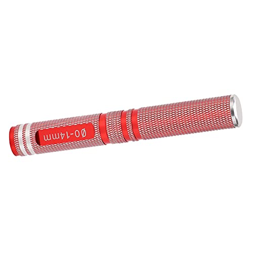 Fafeicy Handbohrer, Manuelles Bohrer Tragbares Leichte Aluminiumlegierbohrwerkzeug 0-14 Mm Präzisionsloch für Holzkampffellen Bienenwachs mit Nicht-Schlupf-Grip von Fafeicy