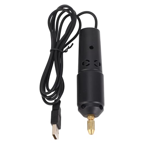 Fafeicy Handheld Electric Bohrer Set USB Pin -Handbohrer Benutzerfreundlicher Elektrobohrer mit 10 Prozent Nadeln für das Handwerk von Schmuck in der Bewegung Fafeicy Handheld Electric Bohrer Set USB Pin -Handbohrer Benutzerfreundlicher Elektrobohrer mit 10 Prozent Nadeln für das Handwerk von Schmuck in der Bewegung von Fafeicy