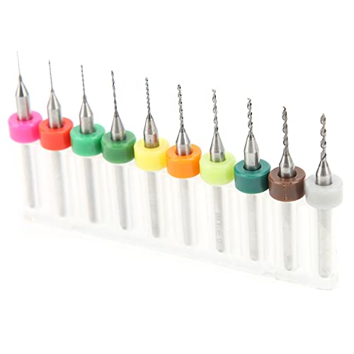 Fafeicy Hochhärte Wolfram-Stahl-Drehbohrbohrbit, Spiral-Kerbe-Design für Glatte Chipentfernung, 0,3-1,2 Mm Mikro-Bits, Verwendet auf Gedruckten Leiterplattenbohrmaschine Fafeicy Hochhärte Wolfram-Stahl-Drehbohrbohrbit, Spiral-Kerbe-Design für Glatte Chipentfernung, 0,3-1,2 Mm Mikro-Bits, Verwendet auf Gedruckten Leiterplattenbohrmaschine von Fafeicy