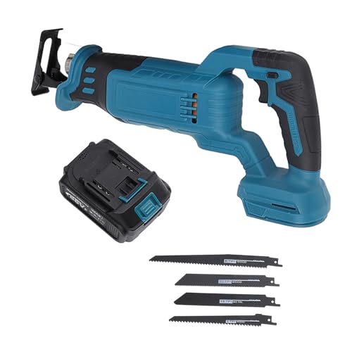 Fafeicy Hochleistungsloses Kabelloser Hubkolbensäge Zum Schneiden von Holzmetallplastik -Heim -DIY Enthusiasten (EU -Stecker 100‑240V) von Fafeicy