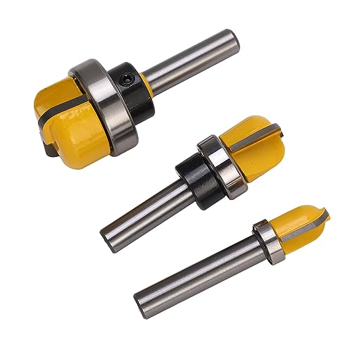 Fafeicy Hochwertige Schüssel- und Tablettrouter-Bit für Holzbearbeitung, 3PCS Runde Shank Router Bit mit Langem Lebensdauer Fafeicy Hochwertige Schüssel- und Tablettrouter-Bit für Holzbearbeitung, 3PCS Runde Shank Router Bit mit Langem Lebensdauer von Fafeicy