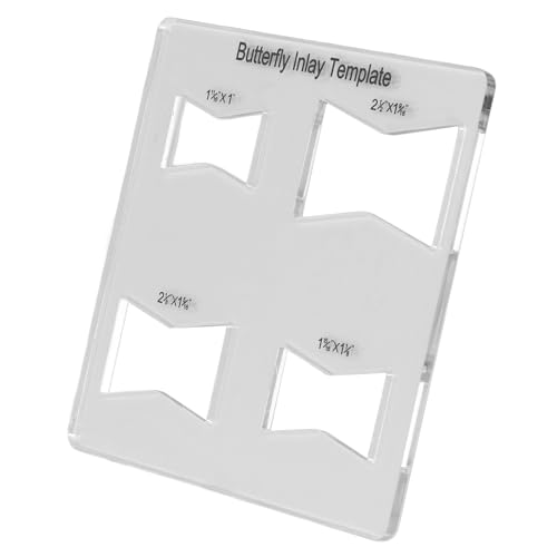 Fafeicy Holzbearbeitung Router Inlay -Vorlage Set Acrylgelenk Jig für Möbelreparaturen und Dekorative Holz -Tischlerei -Projekte von Fafeicy