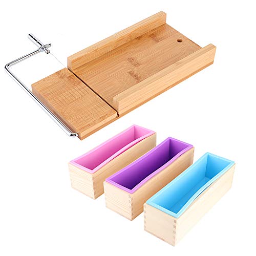 Fafeicy Holzkasten -Set Silikonformen, 1200 Ml Silikonseife, die Schimmelpilze Herstellen, für Zuhause Fafeicy Holzkasten -Set Silikonformen, 1200 Ml Silikonseife, die Schimmelpilze Herstellen, für Zuhause von Fafeicy