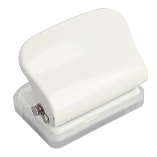 Fafeicy Kompakt 5 Lochblattpapier Puncher für Schnelle und Effiziente Lochstanz - Vielseitiges Bindemittel -Werkzeug für Zuhause und Büro ABS/Eisen (WHITE) von Fafeicy