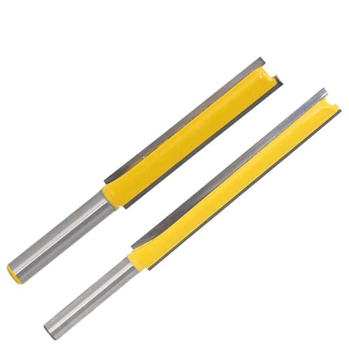 Fafeicy Langlebiger Langer Gerader Cutter mit Legierung Vanewing für Detaillierte Router -Bit -Schneiden, 1 X Sträger Router Bit für Hausverbesserungsprojekte von Fafeicy
