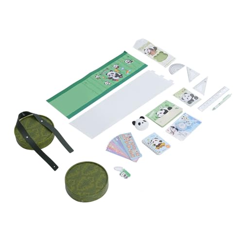 Fafeicy Panda Theme Schreibweichei Set Vertrauenswürdiges Material Panda Geschenkset für Studenten Lange Dauerhafte Gebrauchsgeburtstag Geschenke PVC Plastikmaterial von Fafeicy