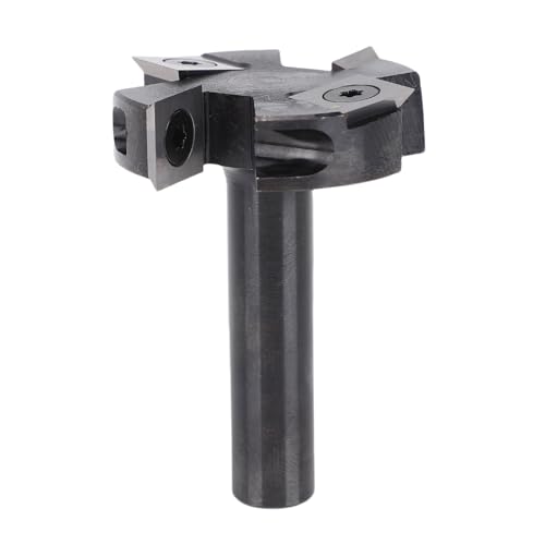 Fafeicy Plattenabflachungs -Router Bit 12mm 15/32in Runde Schaft 4 Flöte Spoilboard -Router -Bit -Holzbearbeitungsprojekte von Fafeicy