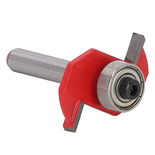 Fafeicy Premium -Wolfram -Stahl Legierungsschlitzschneider Router Bit mit Verstellbarer Tiefe für Holztrimmen 1/4 Schaft (5/32) von Fafeicy