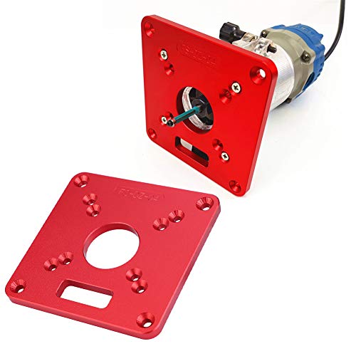 Fafeicy Router Tisch Einsatzplatte, Gravur Router Tischplatte, Aluminiumlegierung 6061 Anodische Oxidation, 120 x 120 x 8 mm/4,72 x 4,72 x 0,31 Zoll Fafeicy Router Tisch Einsatzplatte, Gravur Router Tischplatte, Aluminiumlegierung 6061 Anodische Oxidation, 120 x 120 x 8 mm/4,72 x 4,72 x 0,31 Zoll von Fafeicy
