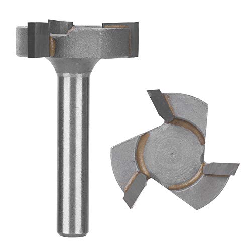 Fafeicy T-Fräser, 3-Flügelfräser, Rundschnitt, 1-Zoll-Schnittdurchmesser, 0,3-Zoll-Schaft, YG6-Legierungs- und 45# Kohlenstoffstahl-Solid-Surface-Fräser Fafeicy T-Fräser, 3-Flügelfräser, Rundschnitt, 1-Zoll-Schnittdurchmesser, 0,3-Zoll-Schaft, YG6-Legierungs- und 45# Kohlenstoffstahl-Solid-Surface-Fräser von Fafeicy
