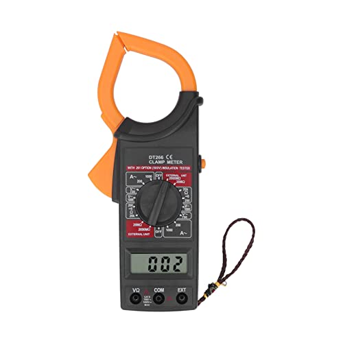 Fafeicy Tragbarer Digitaler Klemme Messgerät Handheld -Elektrospannungstester für die Industrielle und Tägliche Verwendung - Genaue Messungen für Strom und Spannung von Fafeicy