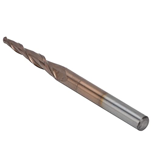 Fafeicy Verjüngte Kugel Nasenende Mühlen, Mahlen Cleas Cone End Mills Carving Tool aus Wolframstahl mit Ausgezeichnetem Chipentfernung, Zum Schnitzen und Rodeln (R1,5 * 47*D8*85mm) von Fafeicy