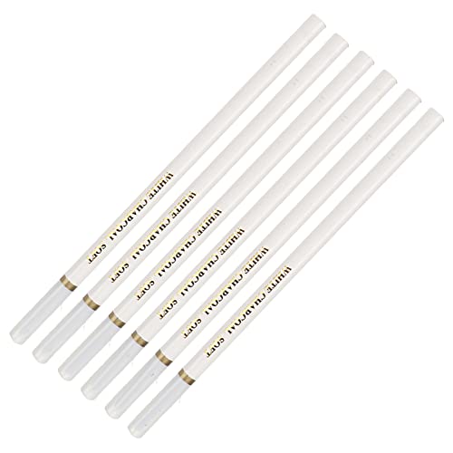 Fafeicy Zeichnen von Bleistiften weiß Gefärbte Weiße Holzkohlestifte, Weiße Stifte Stifte Holzkohle Skizze Set von 6 Weißen Zeichnungsstiften für Anfänger und Künstler Fafeicy Zeichnen von Bleistiften weiß Gefärbte Weiße Holzkohlestifte, Weiße Stifte Stifte Holzkohle Skizze Set von 6 Weißen Zeichnungsstiften für Anfänger und Künstler von Fafeicy