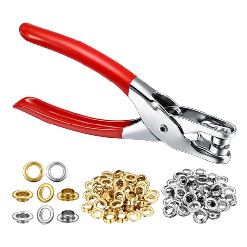 Grommet Tool Kit Leichtes 12-mm-Ösenzangen-Set Zum Basteln und Zur Kleidungsreparatur von Fafeicy