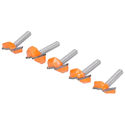 Holzbearbeitungsschneider -Werkzeuge Fräser für Schranktür YG6 Legierung Kohlenstoffstahl 5pcs 1/4 Shank Router Bit von Fafeicy
