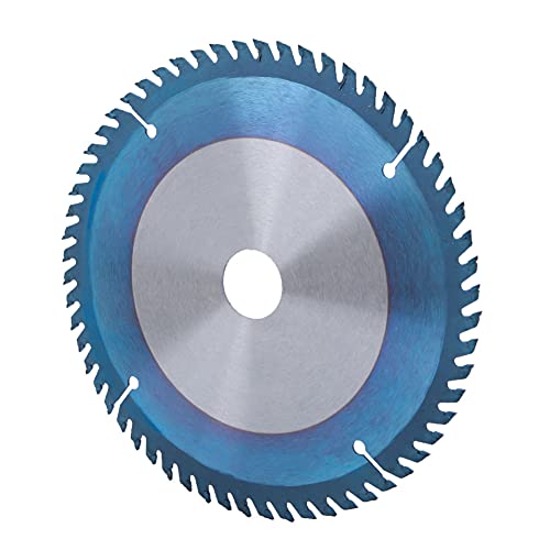 Kreisförmige Sägeklinge Blue Coating Holzschneidscheibe 1 ID 60T Geeignet für Multi-Materials-Schneiden (17,78 cm / 7in) von Fafeicy