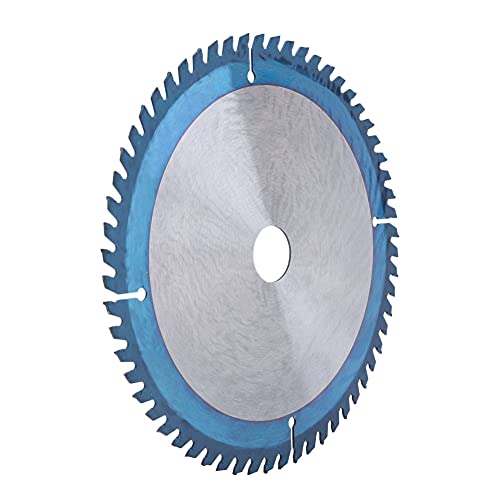 Kreisförmige Sägeklinge Blue Coating Holzschneidscheibe 1 ID 60T Geeignet für Multi-Materials-Schneiden (8 Zoll) von Fafeicy