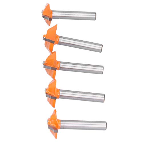 Langlebiger 6 Mm Schaftrouter Bit für Schranktür Holzbearbeitungsgeräte, Gelbe Frästeschneider von Fafeicy