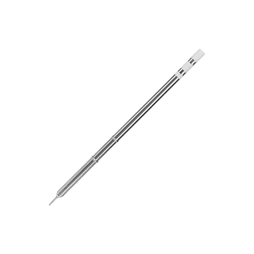 Lötkolben -Spitzenspitzen, Lötkolbenspitze, Elektrische Lötkabinenspitze Löteisenspitze, Elektrische Lötkolfenspitze Ersatz Integrierter Originallöteisen -Eisenspitze (T12-C1) von Fafeicy