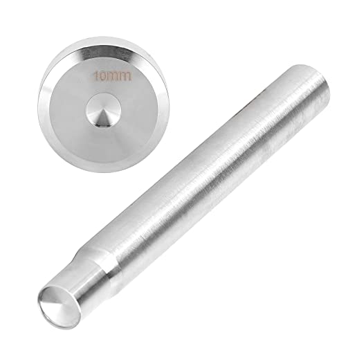 Metall Leder Nieten Setter Kit Punch Werkzeug Doppel Seite Lederhandwerk 10mm von Fafeicy