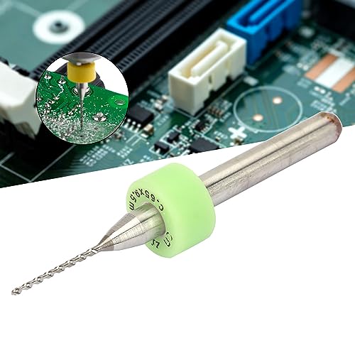 Mini -Carbid -Bohrer Bit Set Hohe Härte für die CNC Gravur der PCB, Streng Symmetrische Schneidekante, 10pcs (0,65 mm) von Fafeicy
