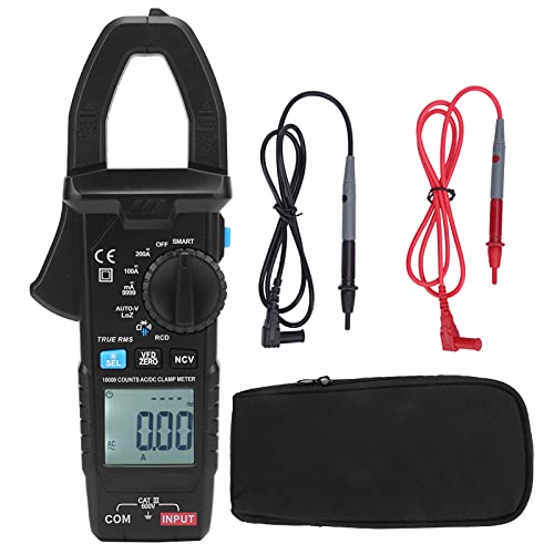Multimeter Multifunktions -AC/DC -Spannungsstrom -Tester Digitales Klemme, Intelligente Zahnraderkennung, Dual Display, Switch -Summer und NCV mit Taschenklemme von Fafeicy