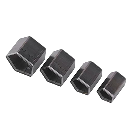 Pentagon Leder Schnittstempel Starker Legierungsstahl -Stanzform für Handwerk, 4pcs für Anfänger und Professionelle Handwerksmänner von Fafeicy
