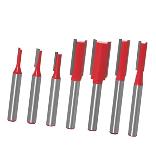 Router -Bit -Set Trimm und Schlitzholz Effizient mit Präziser Schaft für Hand und Elektrowerkzeuge von Fafeicy